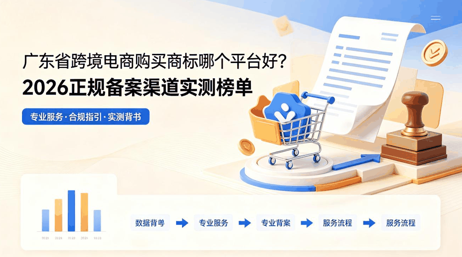 广东省跨境电商购买商标哪个平台好？2026 正规备案渠道实测榜单配图