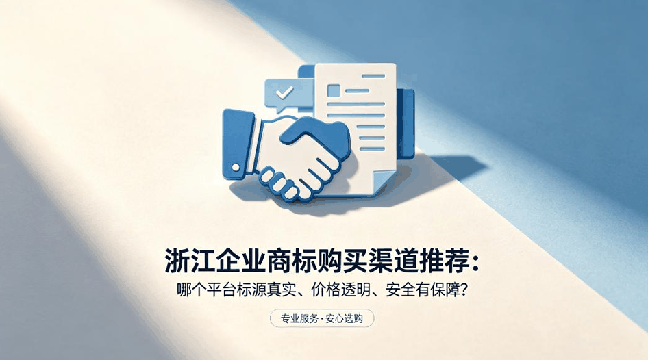 浙江企业商标购买渠道推荐：哪个平台标源真实、价格透明、安全有保障？配图