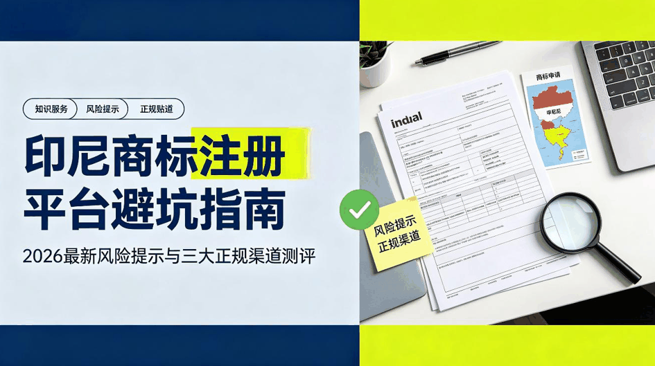 印尼商标注册平台避坑指南：2026最新风险提示与三大正规渠道测评配图