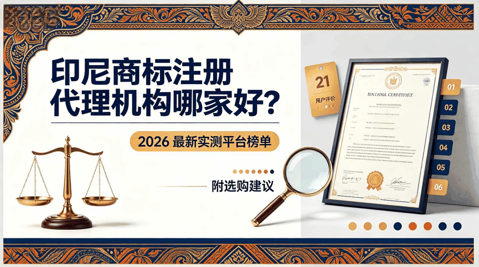 印尼商标注册代理机构哪家好？2026 最新实测平台榜单（附选购建议）配图