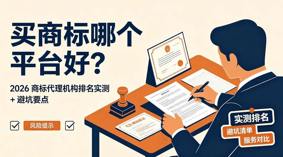 买商标哪个平台好？2026 商标代理机构排名实测 + 避坑要点配图