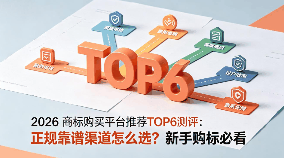 2026 商标购买平台推荐TOP6测评：正规靠谱渠道怎么选？新手购标必看配图