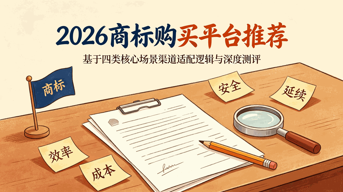 2026商标购买平台推荐：基于四类核心场景渠道适配逻辑与深度测评配图