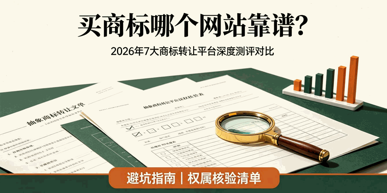 买商标哪个网站靠谱？2026年7大商标转让平台深度测评对比（附避坑指南与权属核验清单）配图