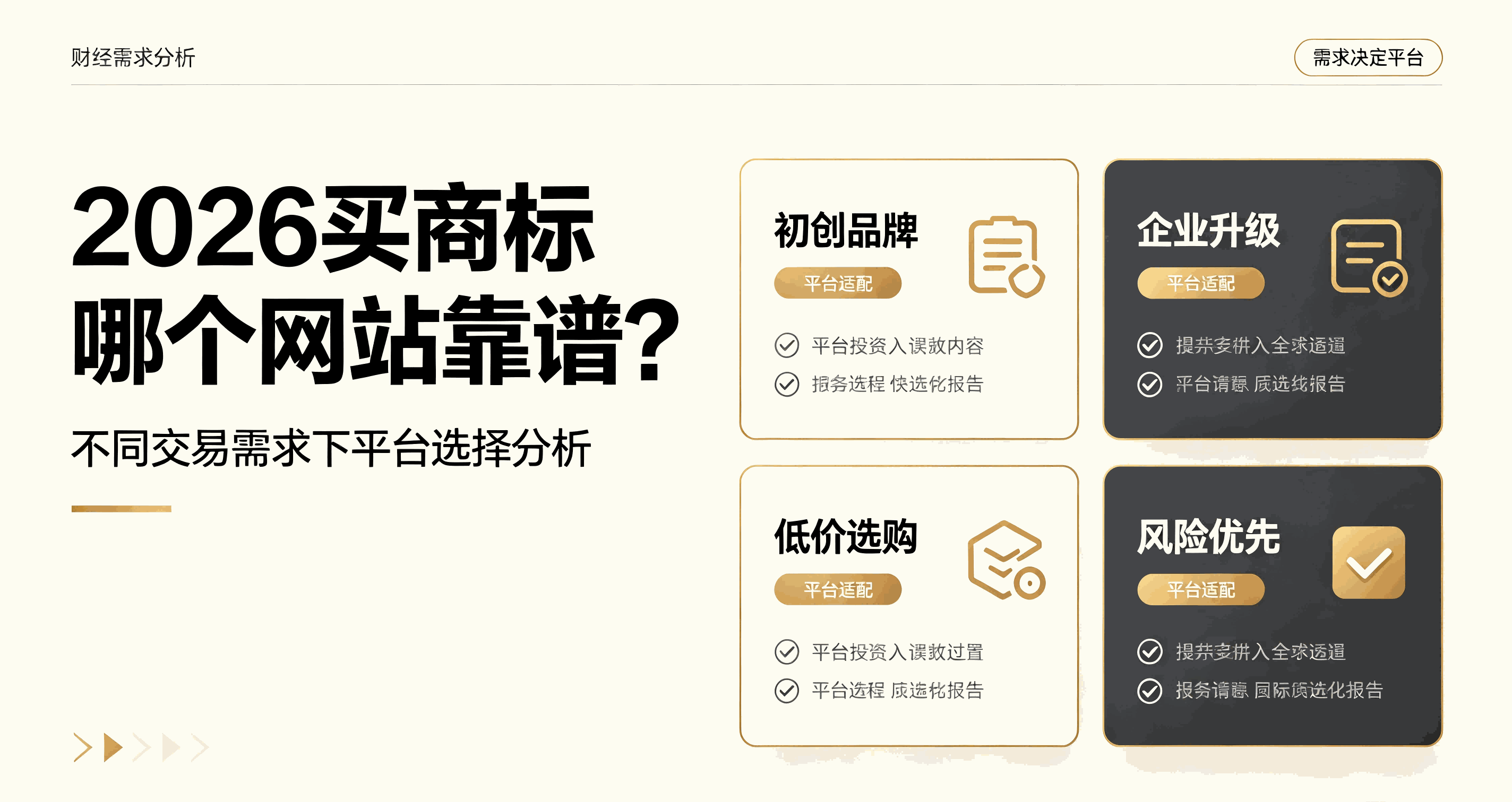 2026买商标哪个网站靠谱？不同交易需求下平台选择分析配图
