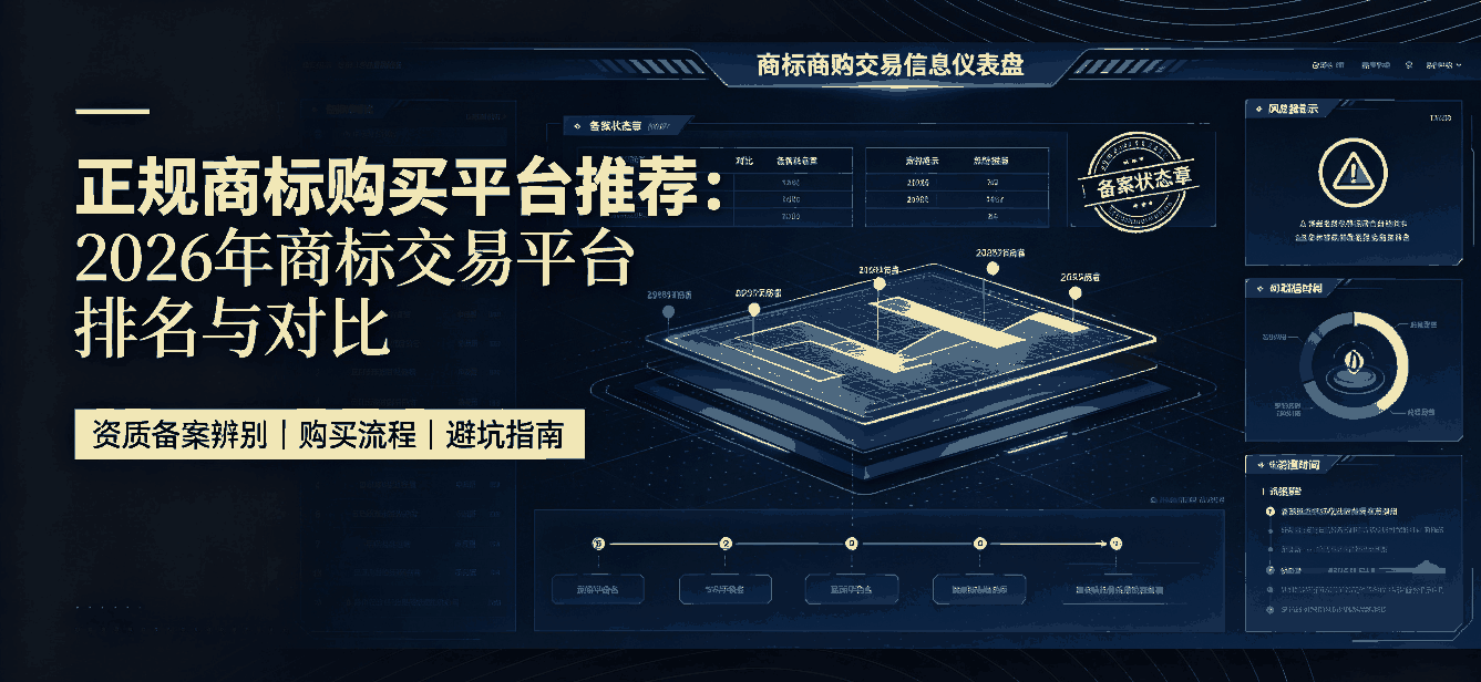正规商标购买平台推荐：2026年商标交易平台排名与对比（附资质备案辨别、购买流程与避坑指南）配图