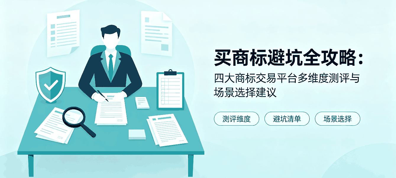 买商标避坑全攻略：四大商标交易平台多维度测评与场景选择建议配图