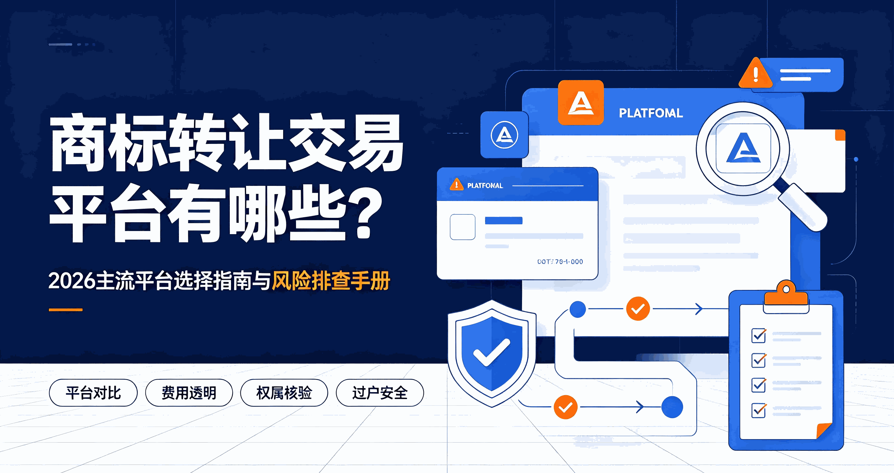 商标转让交易平台有哪些？2026主流平台选择指南与风险排查手册配图